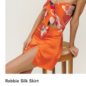 Robbie Silk Skirt